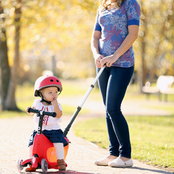 Scooter Micro Mini2Go Deluxe Plus Rojo