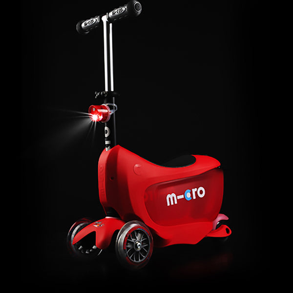 Scooter Micro Mini2Go Deluxe Plus Rojo