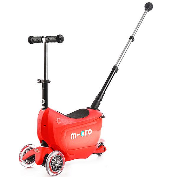 Scooter Micro Mini2Go Deluxe Plus Rojo