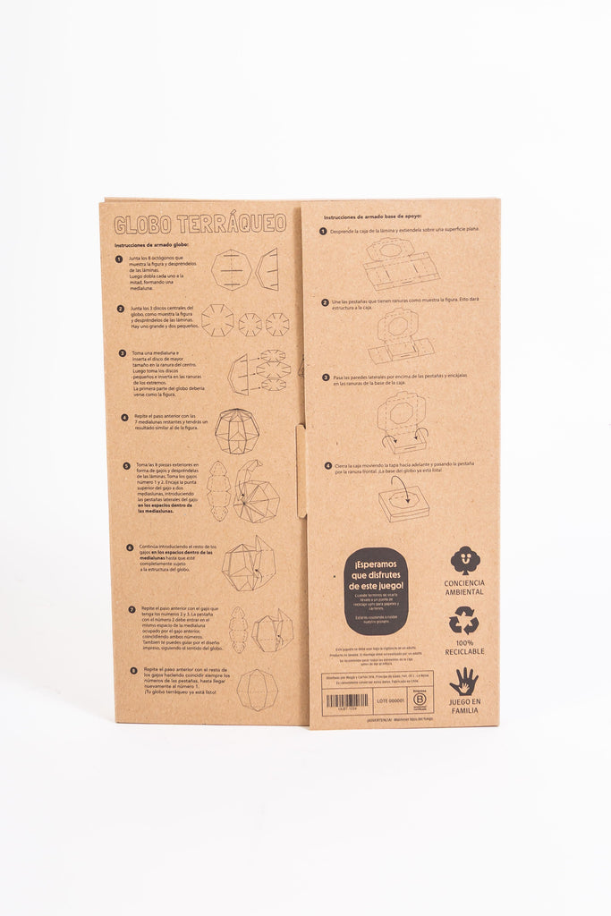 Globo Terráqueo + lápices 12 colores