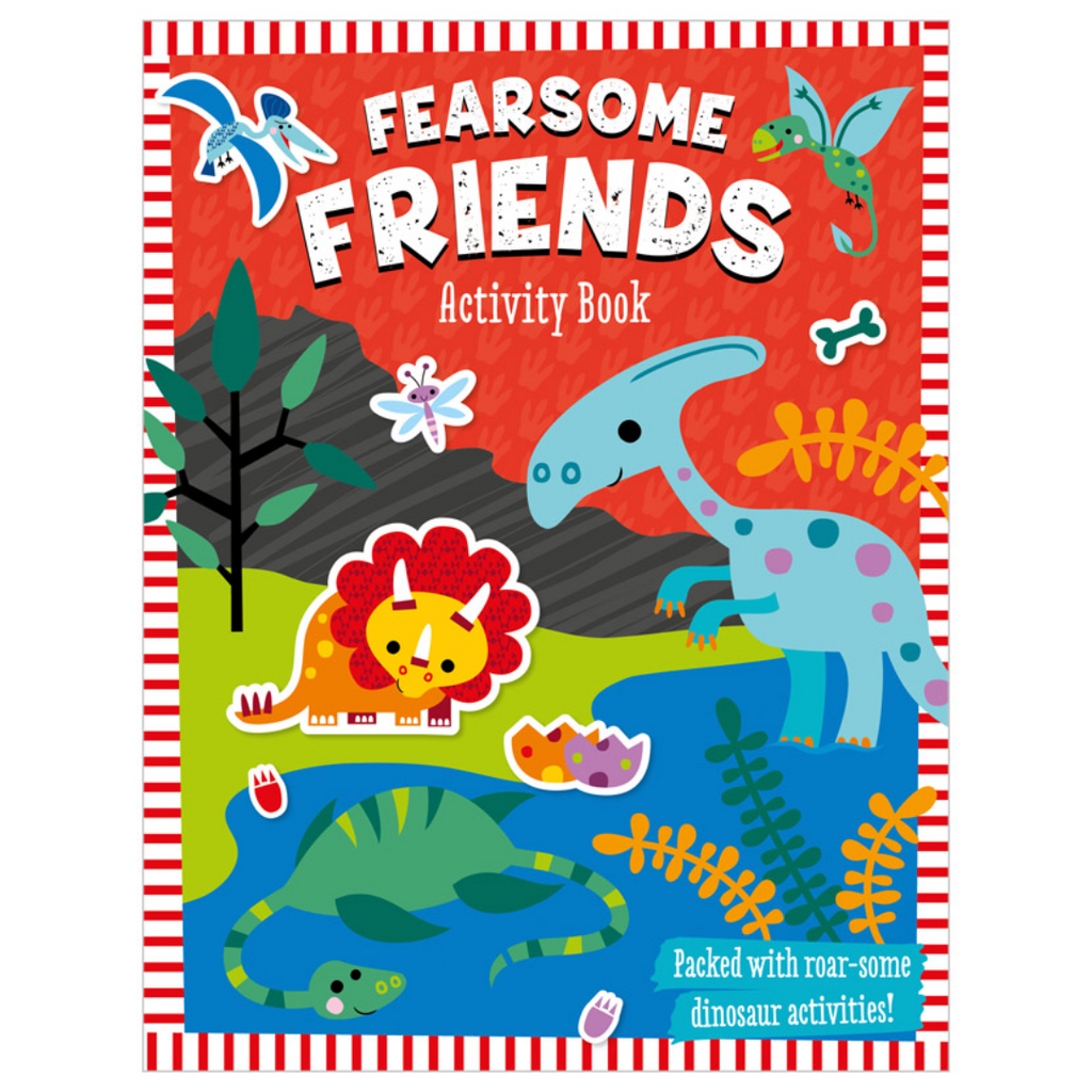 Estuche de libros de actividades con stickers Dino World