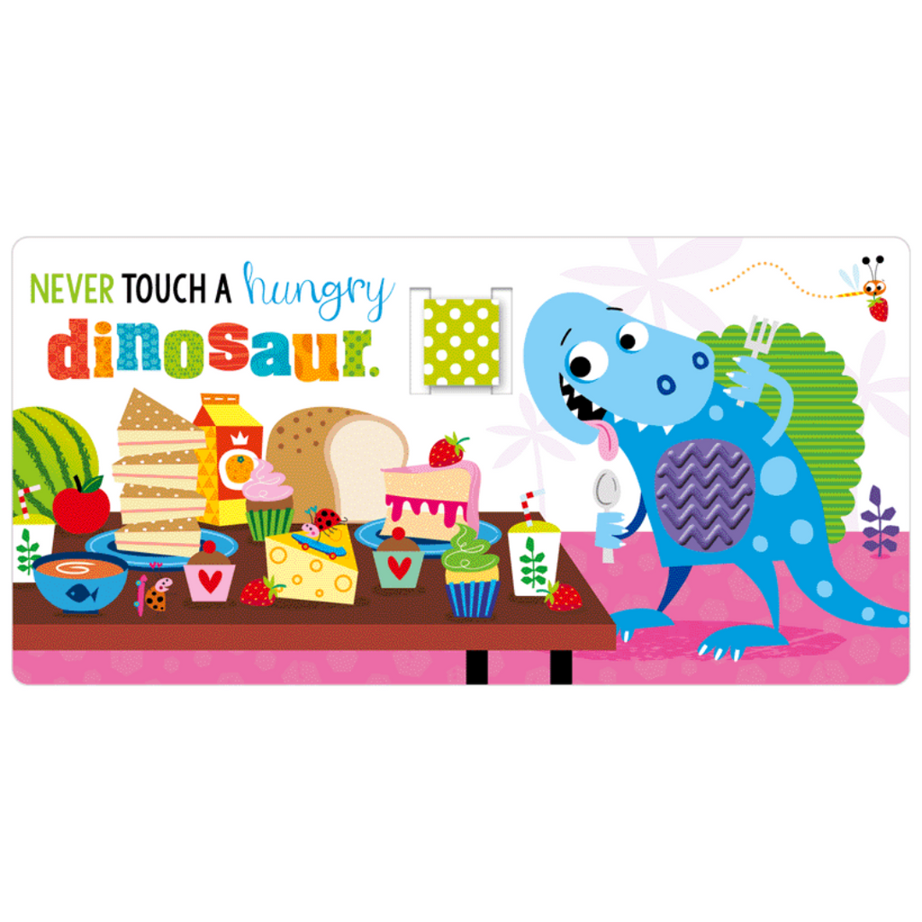 Libro Mini Never Touch a Dinosaur!