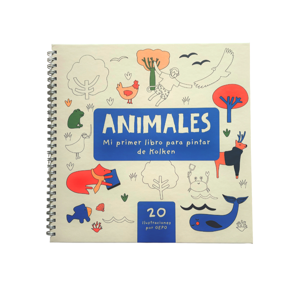 Mi Primer Libro Para Pintar - Animales