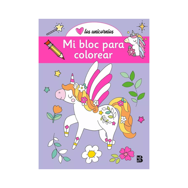 Mi bloc para colorear - Los unicornios