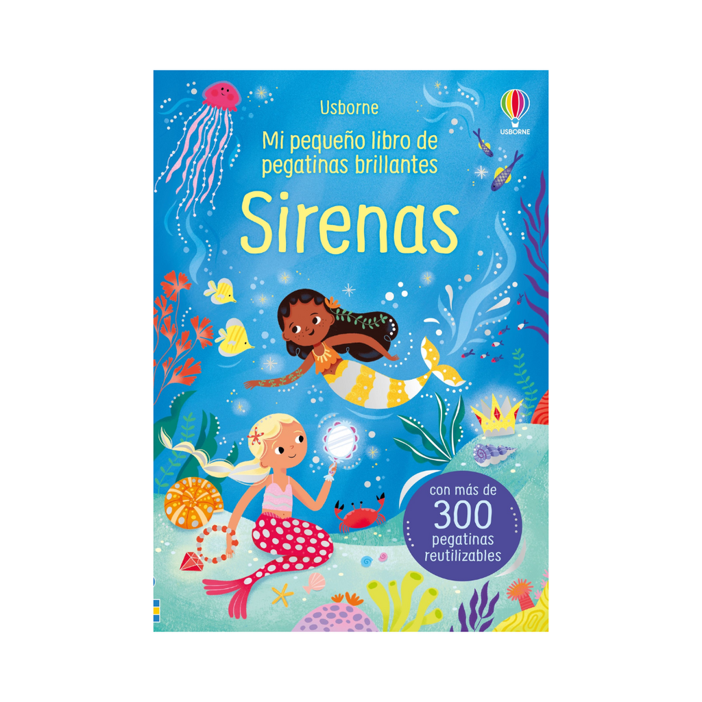 Mi pequeño libro de pegatinas brillantes - Sirenas