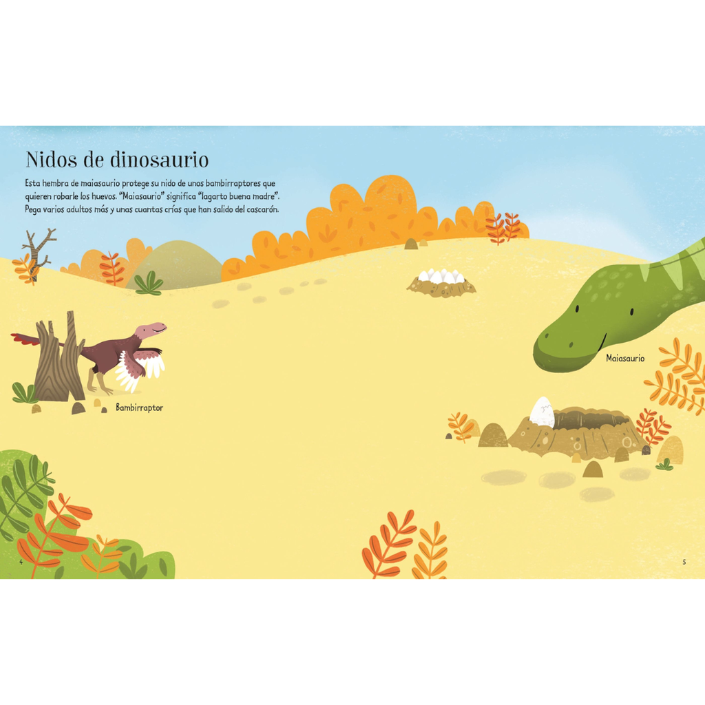 Mi primer libro de pegatinas - Dinosaurios