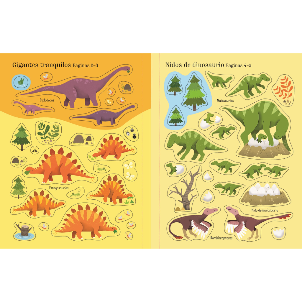 Mi primer libro de pegatinas - Dinosaurios