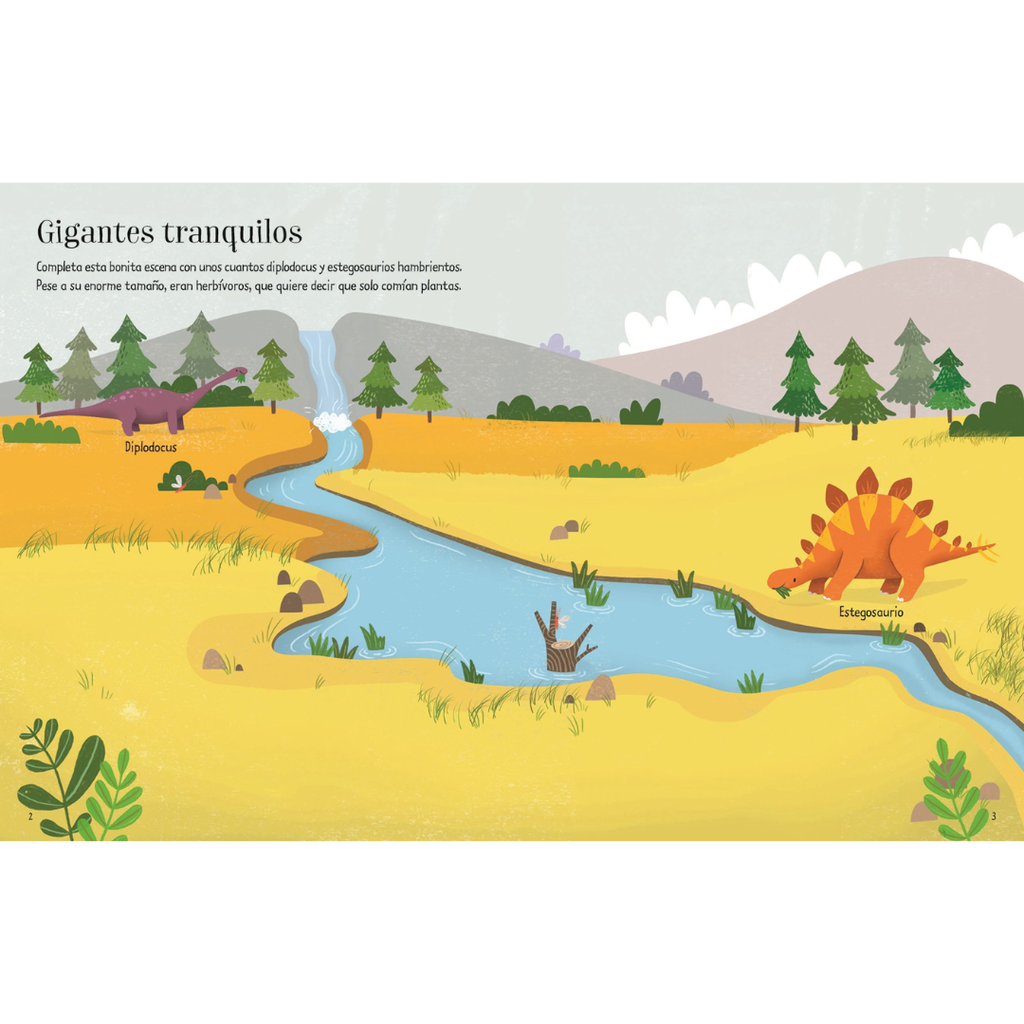 Mi primer libro de pegatinas - Dinosaurios