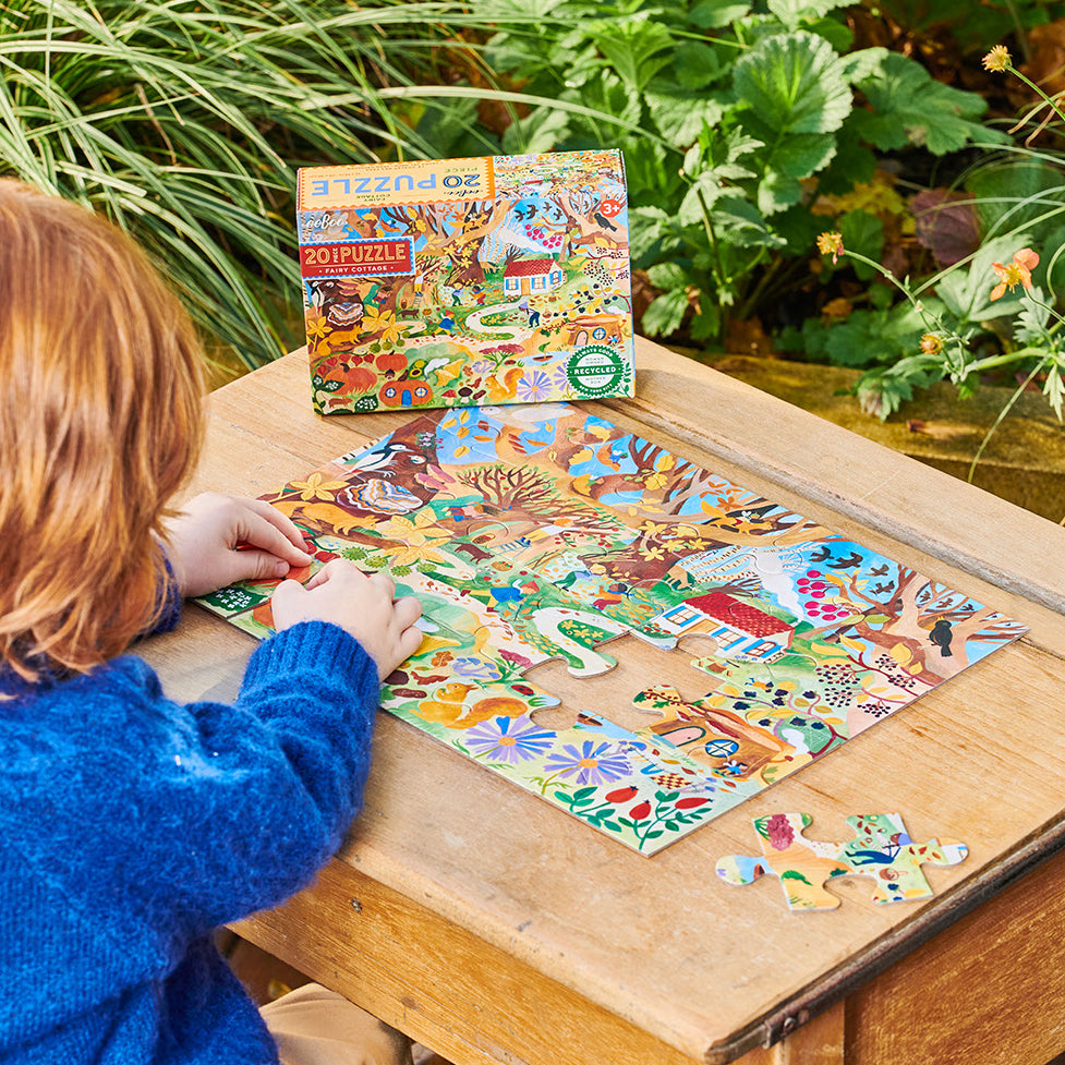 Puzzle 20 piezas Casita de hadas