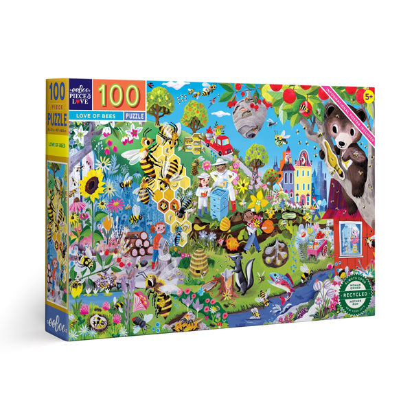 Puzzle 100 piezas Abejas - Caja abollada