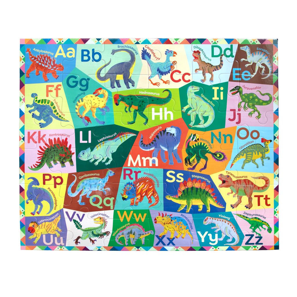 Puzzle Gigante 36 piezas Alfabeto de Dinosaurios