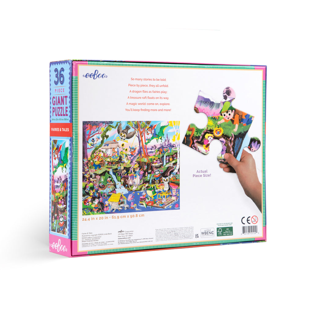 Puzzle Gigante 36 piezas Cuentos de hadas