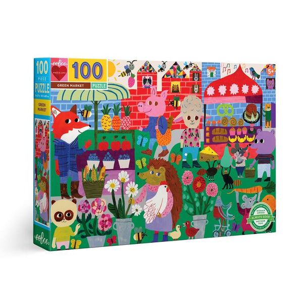 Puzzle 100 piezas Mercado Verde (caja abollada)