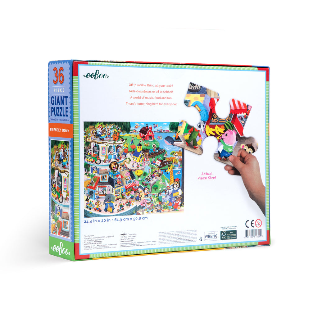 Puzzle Gigante 36 piezas Ciudad amigable