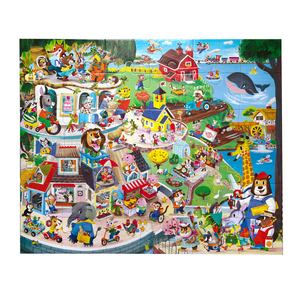 Puzzle Gigante 36 piezas Ciudad amigable