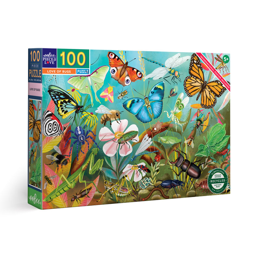 Puzzle 100 piezas Insectos