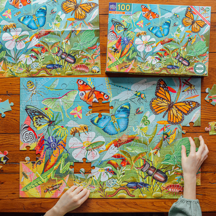 Puzzle 100 piezas Insectos
