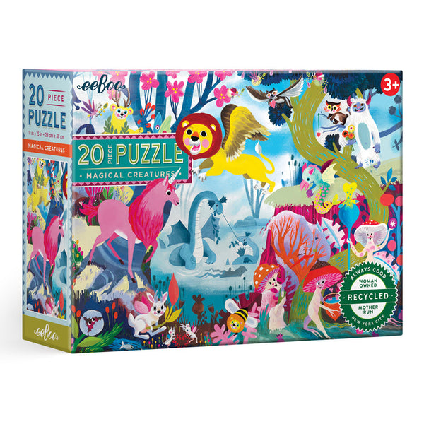 Puzzle 20 piezas Criaturas Mágicas (caja abollada)