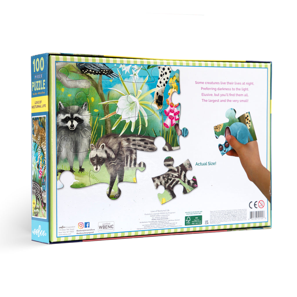 Puzzle 100 piezas Criaturas Nocturnas