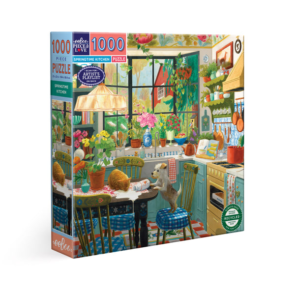 Puzzle 1000 piezas: Springtime Kitchen (caja abollada)