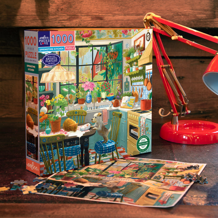 Puzzle 1000 piezas: Springtime Kitchen