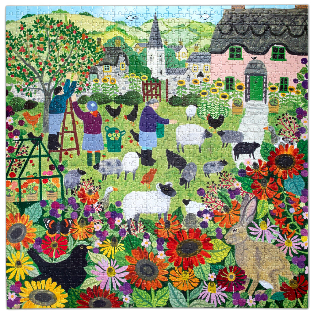 Puzzle 1000 piezas: Village Orchard
