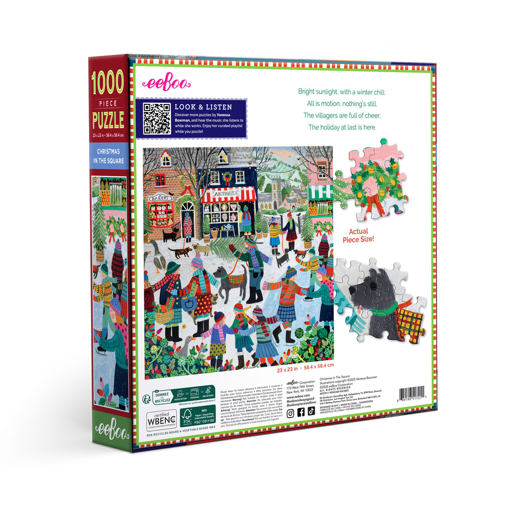 Puzzle 1000 piezas: Christmas in the Square