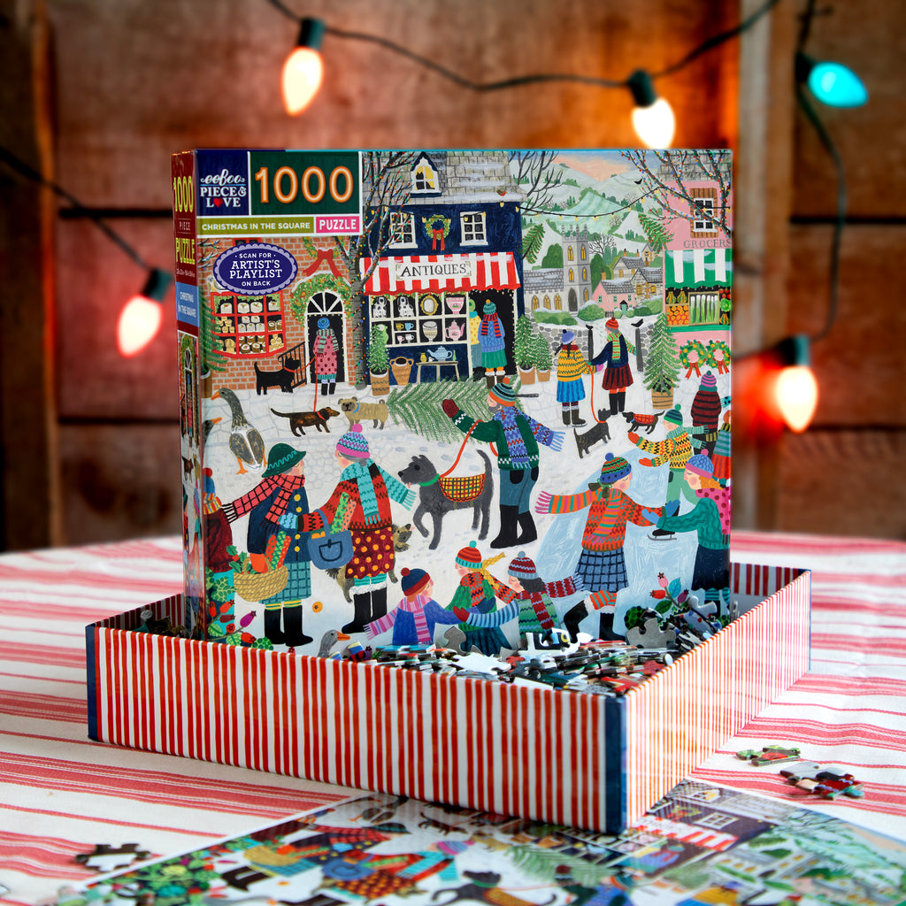 Puzzle 1000 piezas: Christmas in the Square