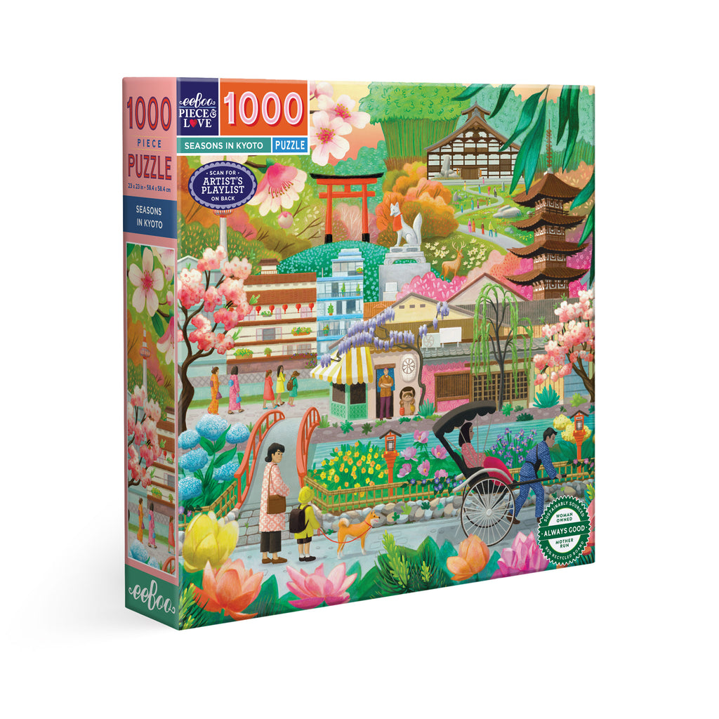 Puzzle 1000 piezas: Seasons in Kyoto
