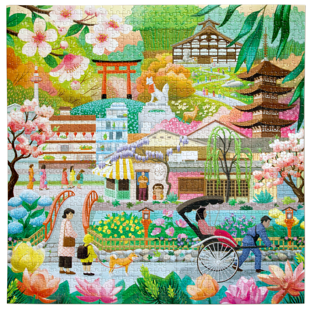 Puzzle 1000 piezas: Seasons in Kyoto