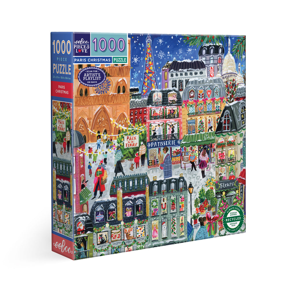 Puzzle 1000 piezas: Paris Christmas
