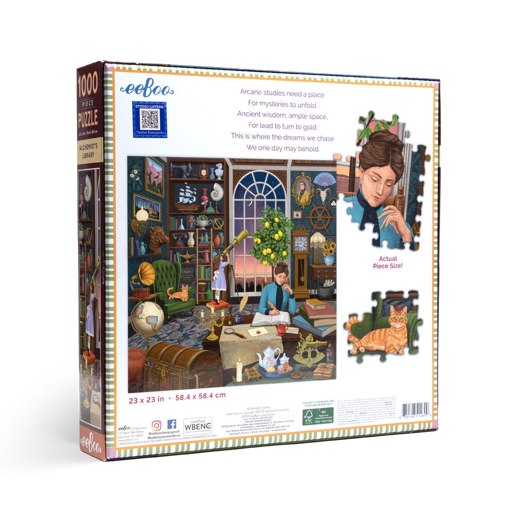Puzzle 1000 piezas: Alchemist's Library