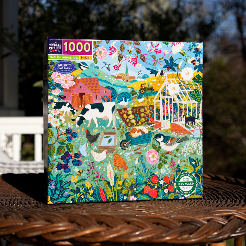 Puzzle 1000 piezas: English Hedgerow