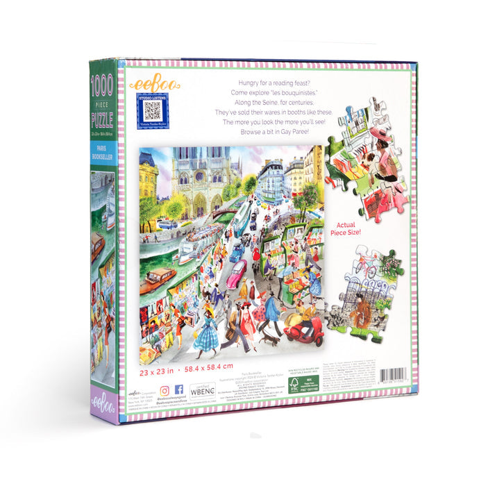 Puzzle 1000 piezas: Paris Bookseller