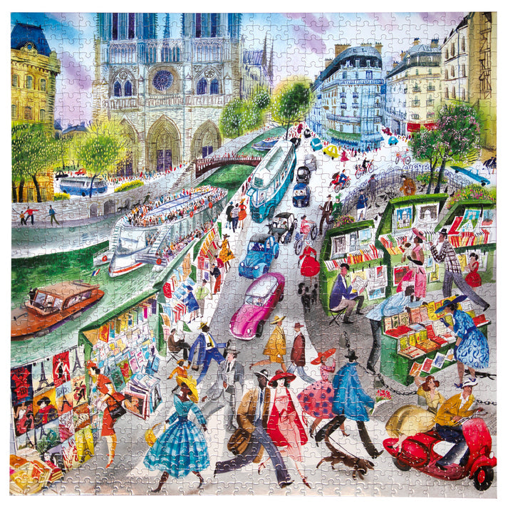Puzzle 1000 piezas: Paris Bookseller