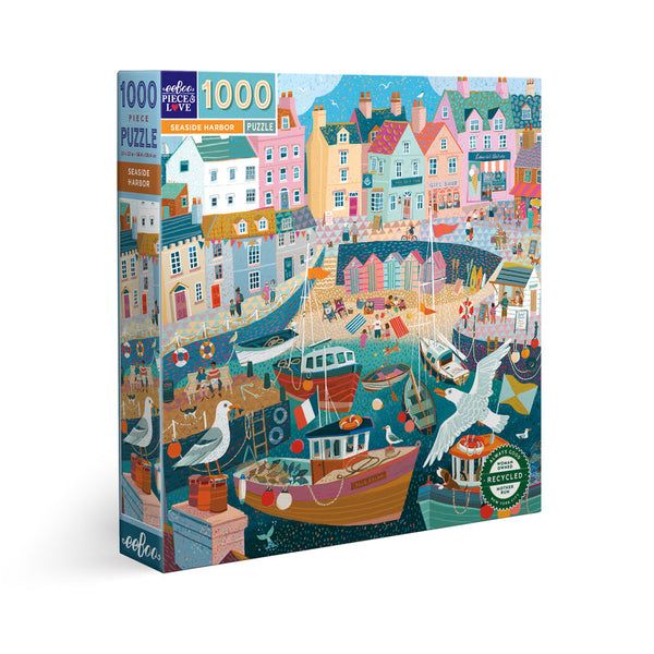 Puzzle 1000 piezas: Puerto costero