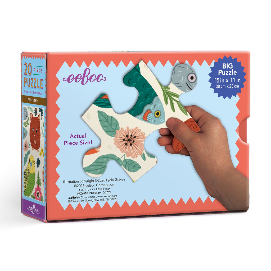 Puzzle 20 piezas Petite Pets