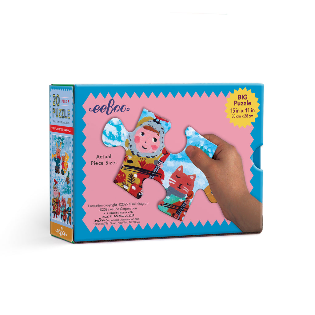Puzzle 20 piezas Villancicos de Yumi