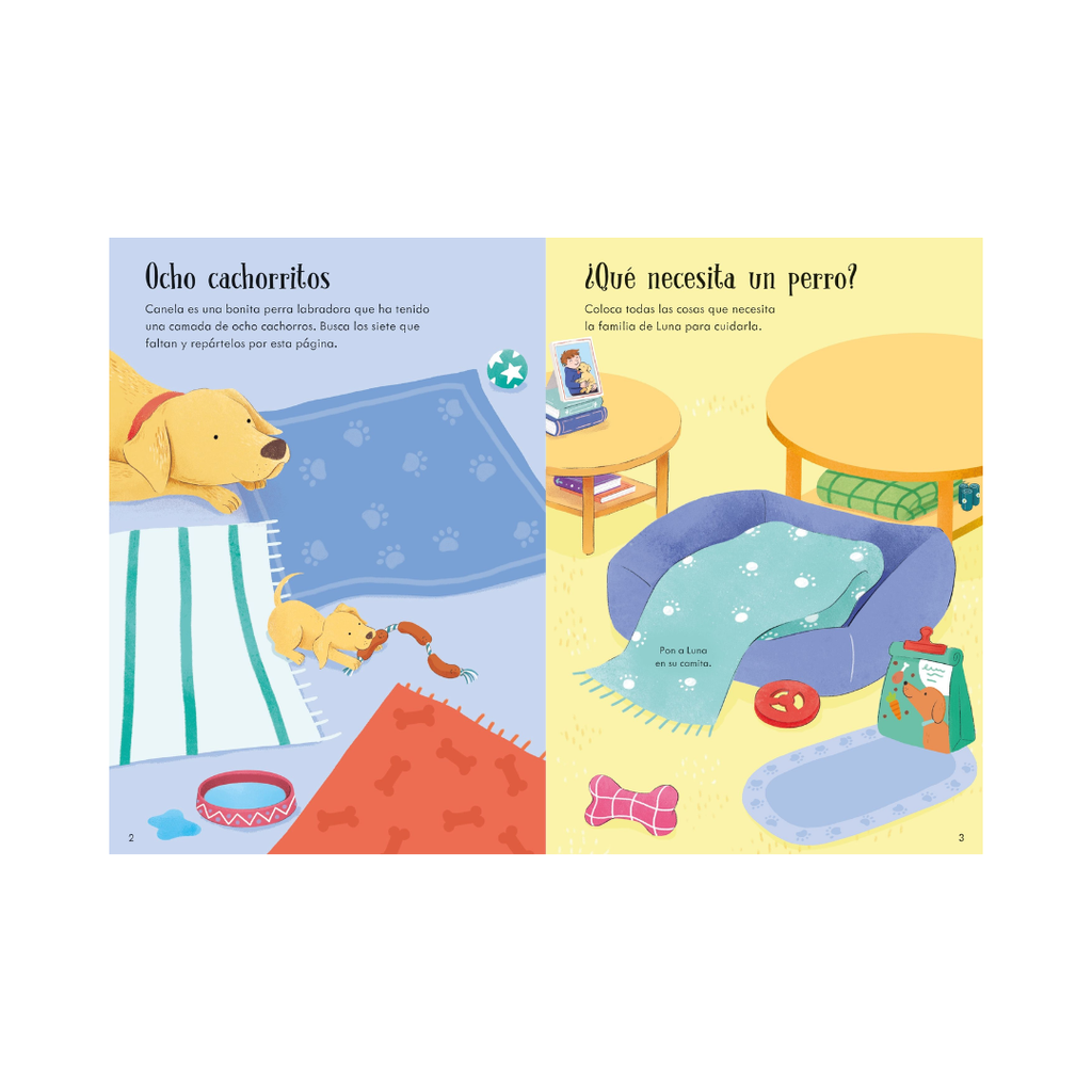 Mi pequeño libro de pegatinas - Perros y cachorritos