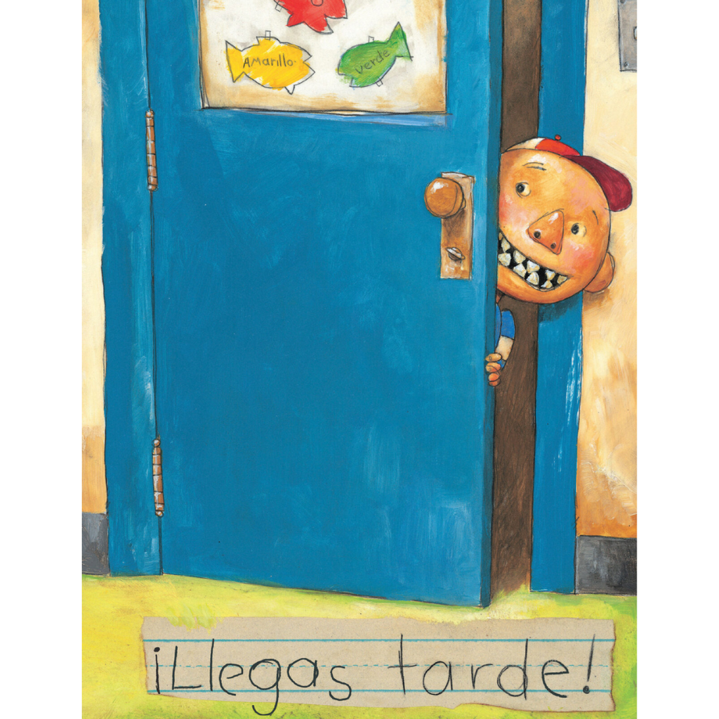 David va a la escuela