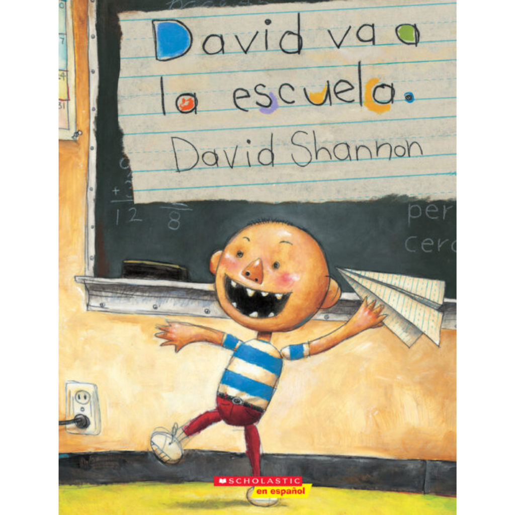 David va a la escuela