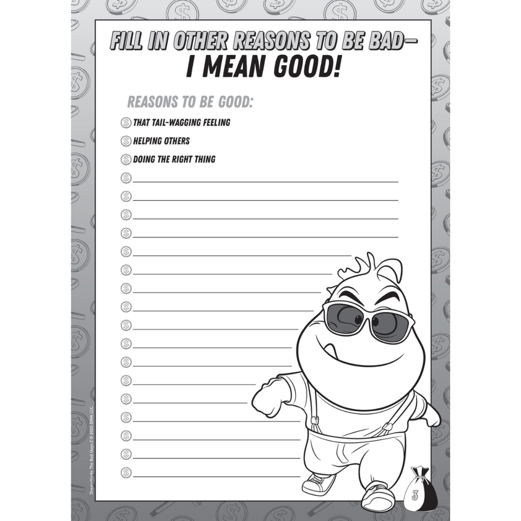 Libro de actividades The Bad Guys Movie 2