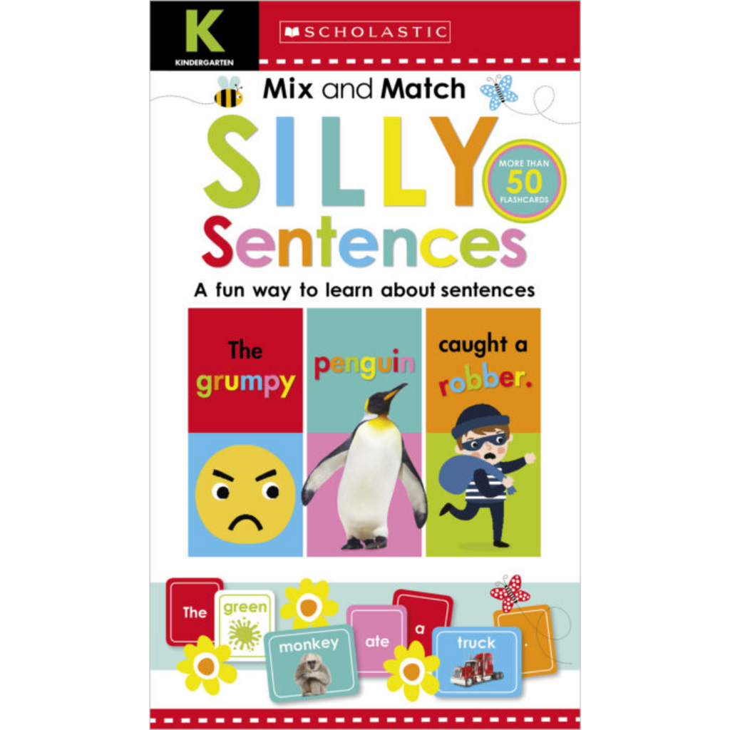 Libro de actividades: Mix & Match Silly Sentences (Kinder)