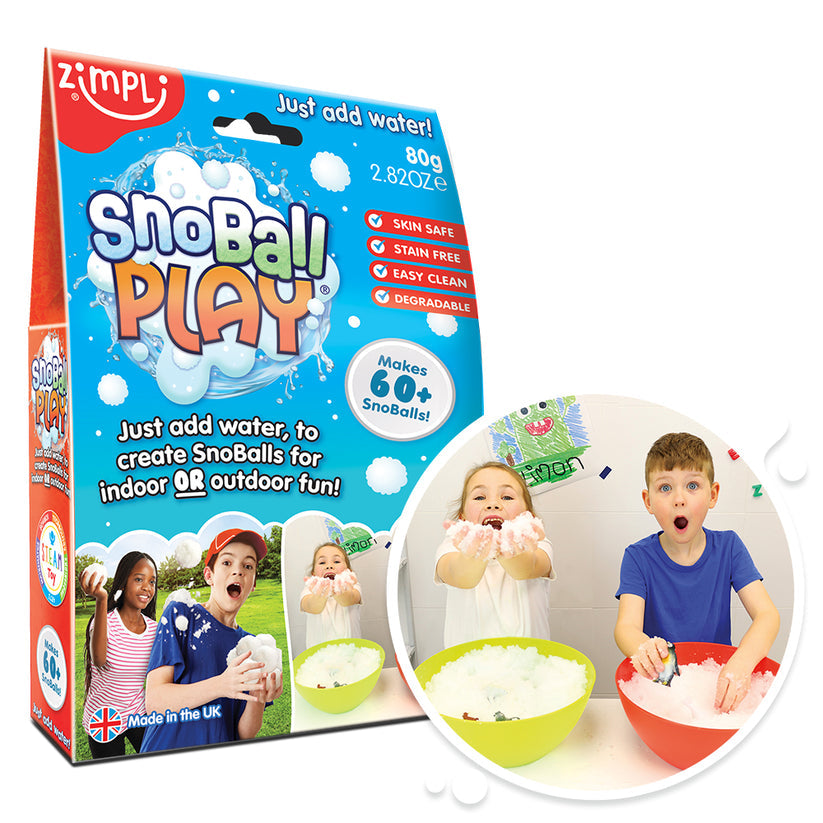 Bolas de nieve artificiales Snowball Play Battle Pack Zimpli (4 pack)