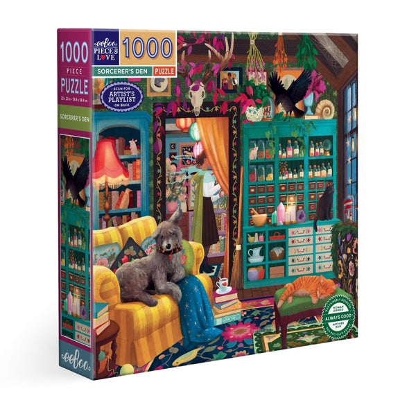 Puzzle 1000 piezas: Sorcerer's Den