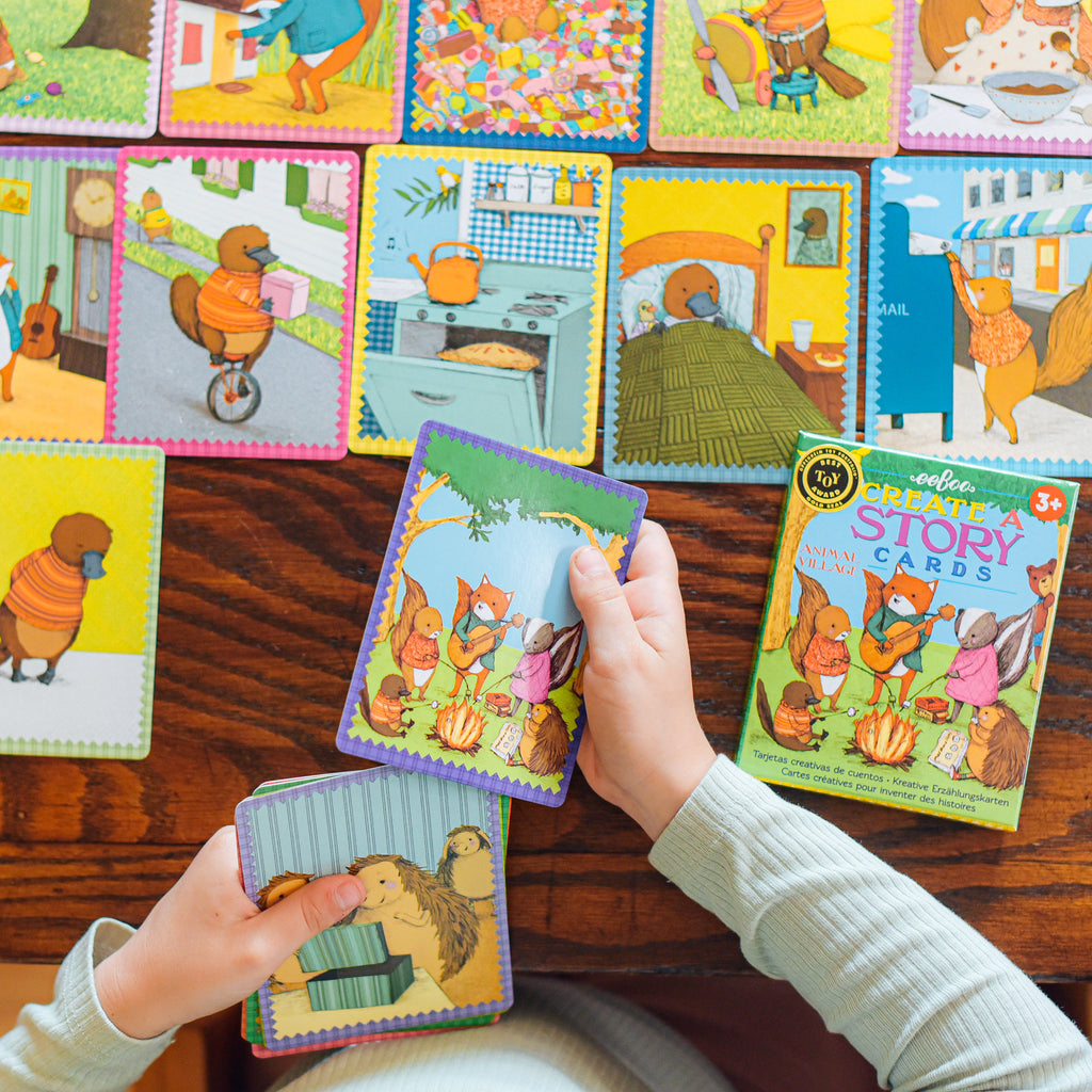 Tarjetas para Crear Historias: Villa de Animales