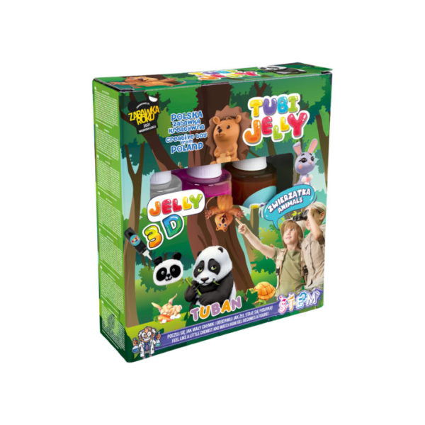 Set Tubi Jelly 3 colores - Animales