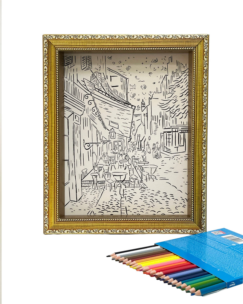 Cuadro Enmarcado para armar y pintar / Vincent Van Gogh