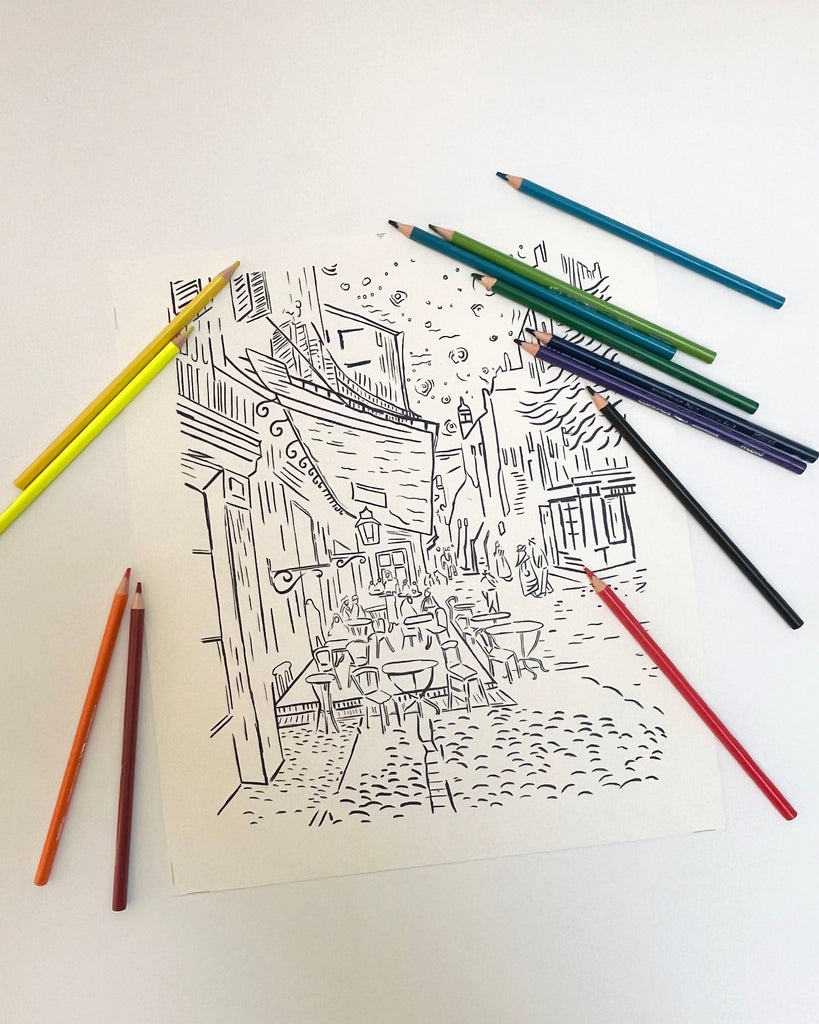 Cuadro Enmarcado para armar y pintar / Vincent Van Gogh
