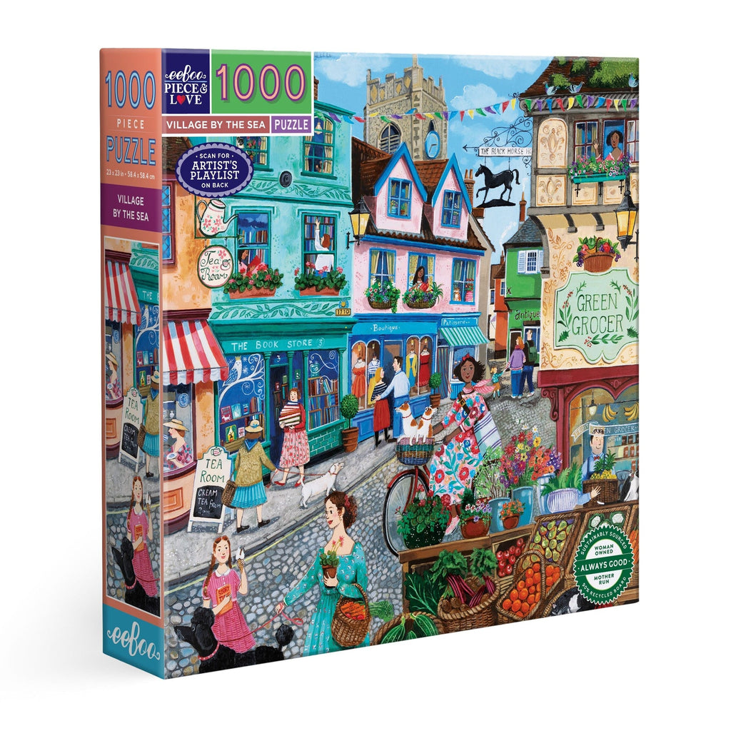 Puzzle 1000 piezas: Village by the Sea